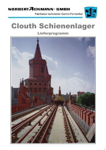 Clouth Schienenlager - Norbert Ackmann Gmbh