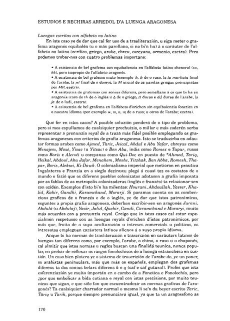 22. Estudios y rechiras arredol d´a lengua aragonesa y a suya ...