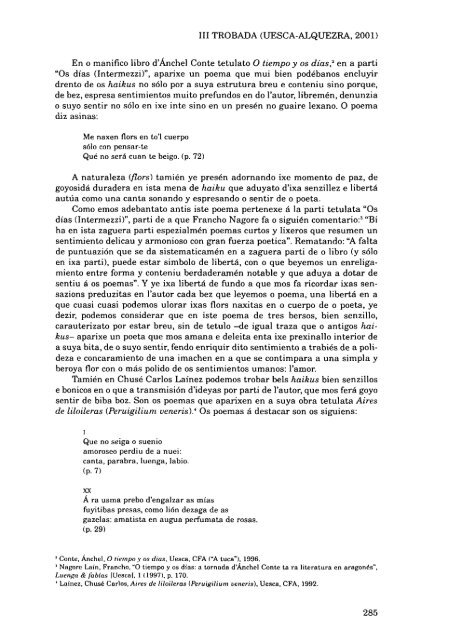 22. Estudios y rechiras arredol d´a lengua aragonesa y a suya ...