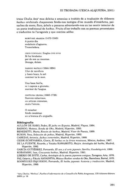 22. Estudios y rechiras arredol d´a lengua aragonesa y a suya ...