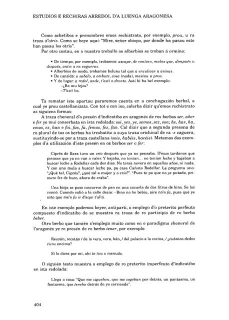 22. Estudios y rechiras arredol d´a lengua aragonesa y a suya ...