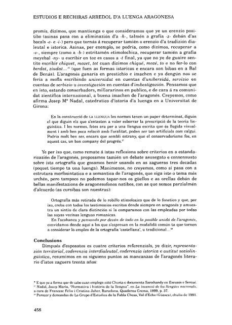 22. Estudios y rechiras arredol d´a lengua aragonesa y a suya ...