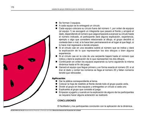 Carpeta de apoyos didácticos para la orientación alimentaria