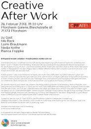 28. Februar 2013, 19.00 Uhr Pforzheim Galerie, Bleichstraße ... - MBG