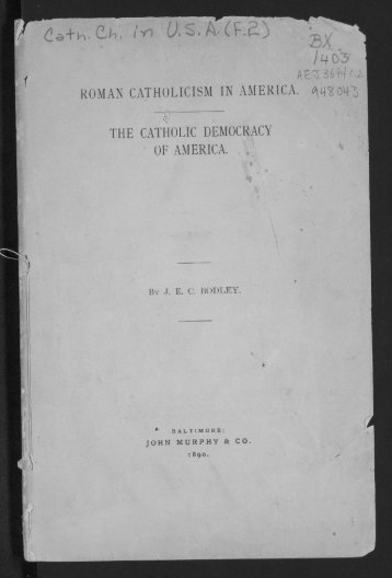 r The Catholic Democracy of America,64 - Digital Repository Services