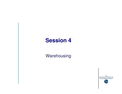 L5-11 Storage And Distribution - Greenwich School of Management