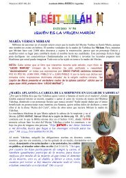 quién es la virgen maría? - Academia Bíblica BEREA Argentina