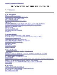 13 Bloodlines Of The Illuminati - SouthTek Survival