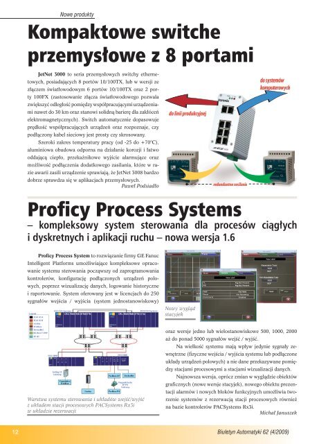 Pobierz Biuletyn Automatyki w formacie pdf - Astor