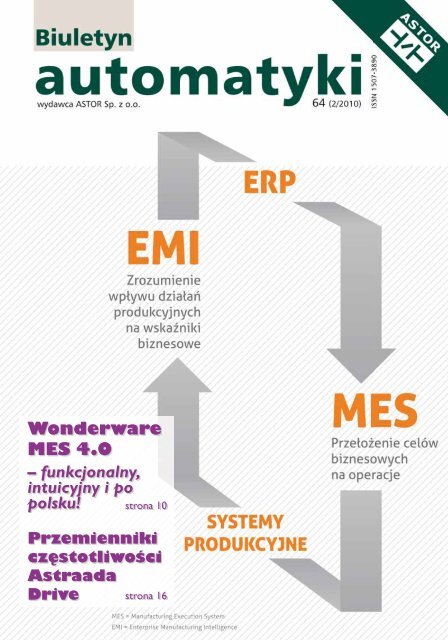 Wonderware MES 4.0 – funkcjonalny, intuicyjny i po polsku! - Astor