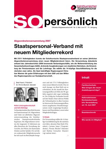 zum PDF - Solothurnischer Staatspersonal-Verband