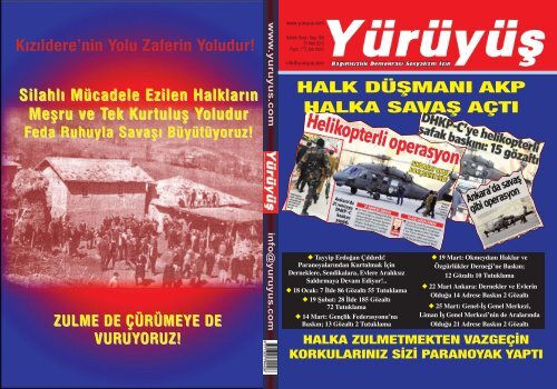 Kızıldere'nin Yolu Zaferin Yoludur! Silahlı Mücadele Ezilen ... - Yürüyüş