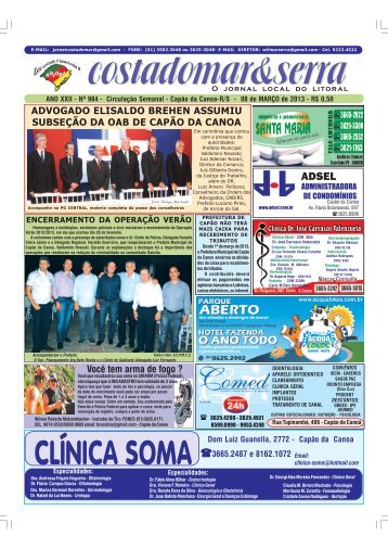 Edição de 08 de Fevereiro 2013 Clique - Jornal Costa do Mar e ...