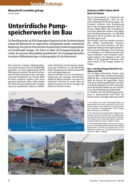 Artikel BauJournal 02/2009 - Marti Holding AG