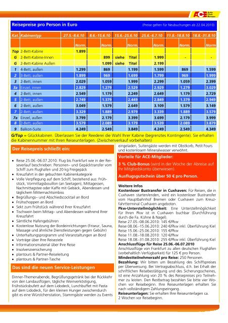 25.06.2010 Ostseereise - ACE Auto Club Europa ev