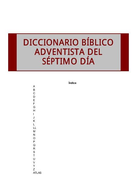 Diccionario nombres biblicos