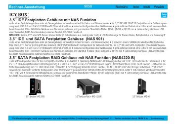 3,5" IDE Festplatten Gehäuse mit NAS Funktion 3,5"