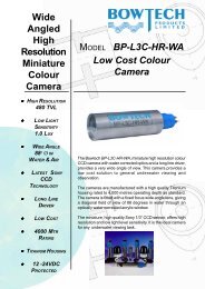 MODEL BP-L3C-HR-WA Low Cost Colour Camera Wide Angled ...
