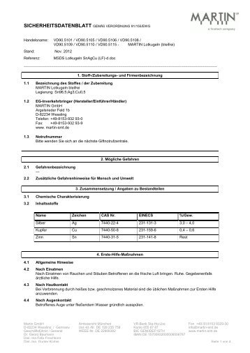 Lotkugeln (bleifrei) - martin-smt.de