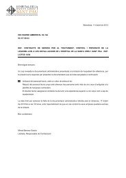 Carta doc administrativa LICFGS13 04.pdf - Hospital Sant Pau