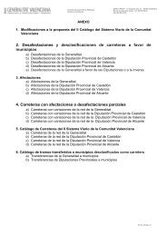 2. Desafectaciones y desclasificaciones de carreteras a favor de ...