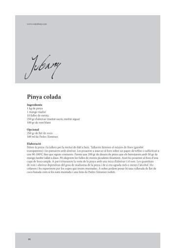 Pinya colada - Can Jubany