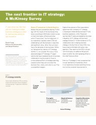 The next frontier in IT strategy - McKinsey & Company