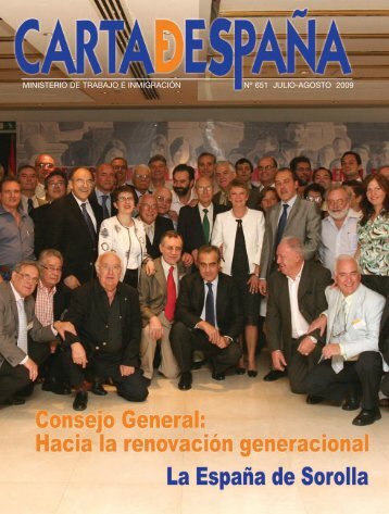 ministerio de trabajo e inmigración nº 651 julio-agosto 2009