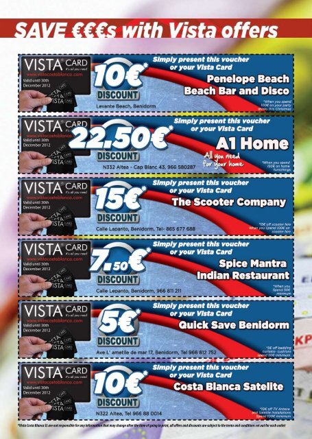 Vista Card - Vista Costa Blanca