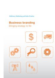 Business branding - McKinsey & Company