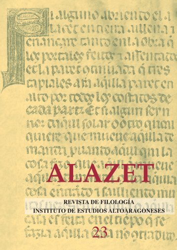 Alazet n∫ 23 - Instituto de Estudios Altoaragoneses