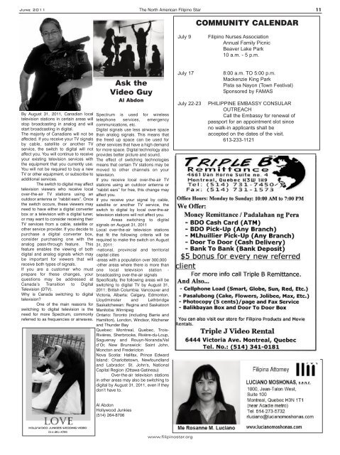 Filipino Star - June 2011 Issue