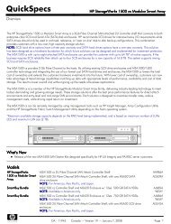 HP StorageWorks 1500 cs Modular Smart Array