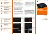 Benutzerhandbuch HD Festplatten-Recorder Kurzanleitung - MDCC