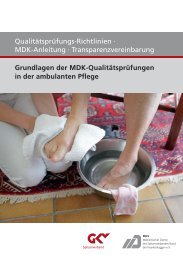 Qualitätsprüfungs-Richtlinien · MDK-Anleitung ... - MDS