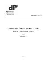 INFORMAÇÃO INTERNACIONAL - Departamento de Prospectiva e ...