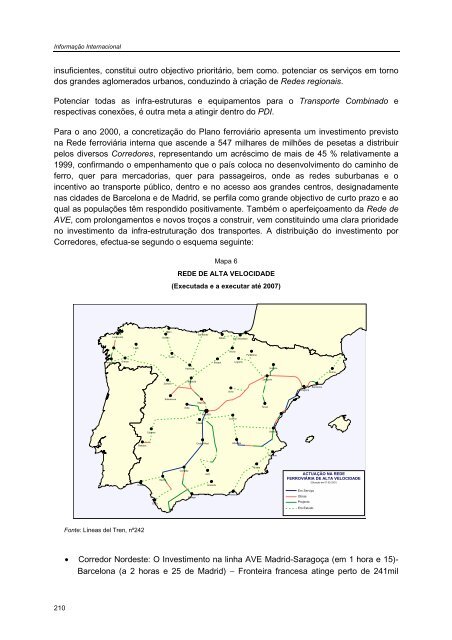 INFORMAÇÃO INTERNACIONAL - Departamento de Prospectiva e ...