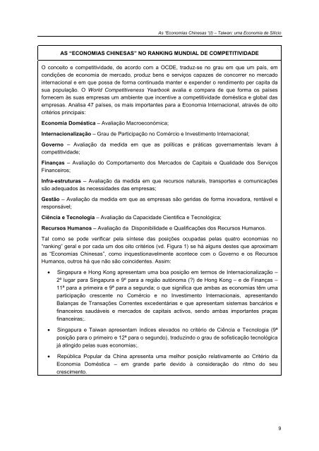 INFORMAÇÃO INTERNACIONAL - Departamento de Prospectiva e ...