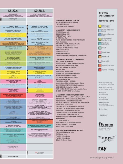 festivalzeitung 2013 - Crossing Europe