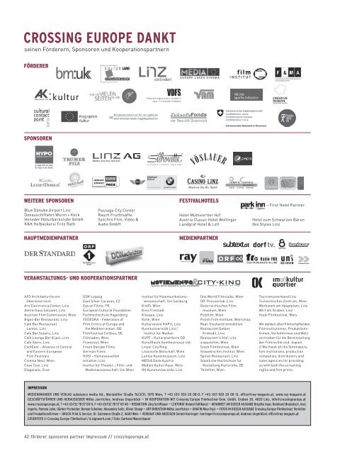 festivalzeitung 2013 - Crossing Europe