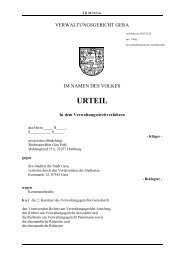 Kommunalrecht - Thüringer Oberverwaltungsgericht