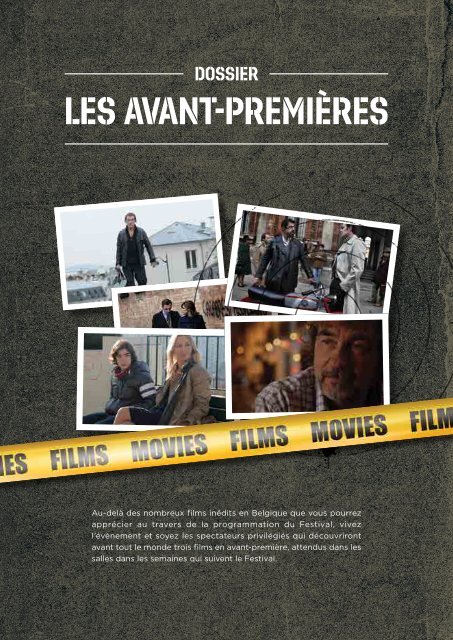 programme 2013 - Festival International du film policier de Liège