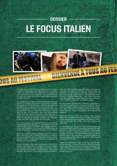 programme 2013 - Festival International du film policier de Liège