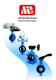 Ab-Einklemm-Absperrklappe - AB Valves Gmbh