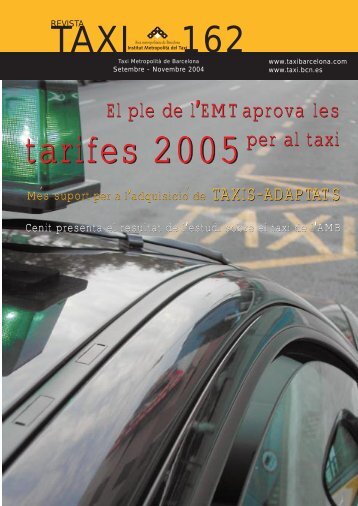 REVISTA162.qxd (Page 10) - Institut Metropolità del Taxi