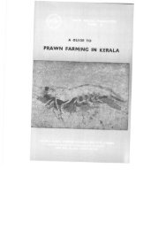 prawn farming in kerala - Eprints@CMFRI - Central Marine Fisheries ...