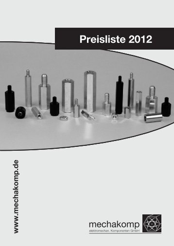 Preisliste 2012 - mechakomp GmbH