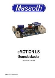 eMOTION LS Sounddekoder - Massoth