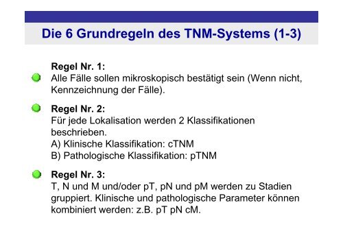 Klassifikationen und Scores in der Onkologie