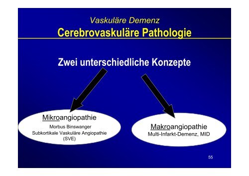 Therapie & Differentialdiagnose der Demenz